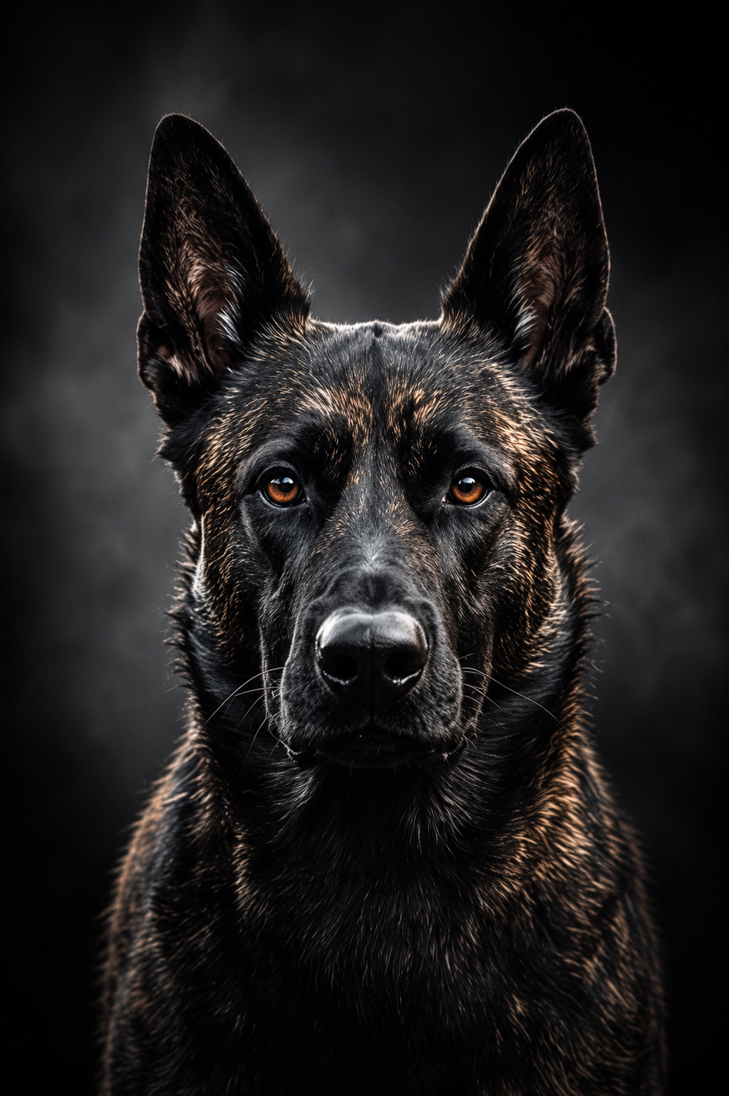Portrait eines Schäferhundes